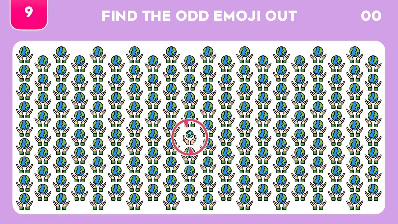 Find The Odd Emoji Out | Emoji Puzzle