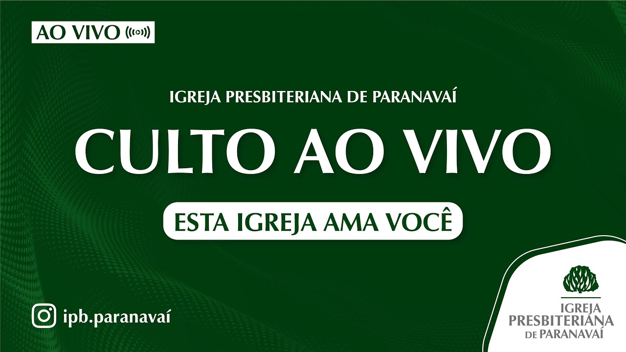 IPB Paranavaí - Culto 25/01/2026