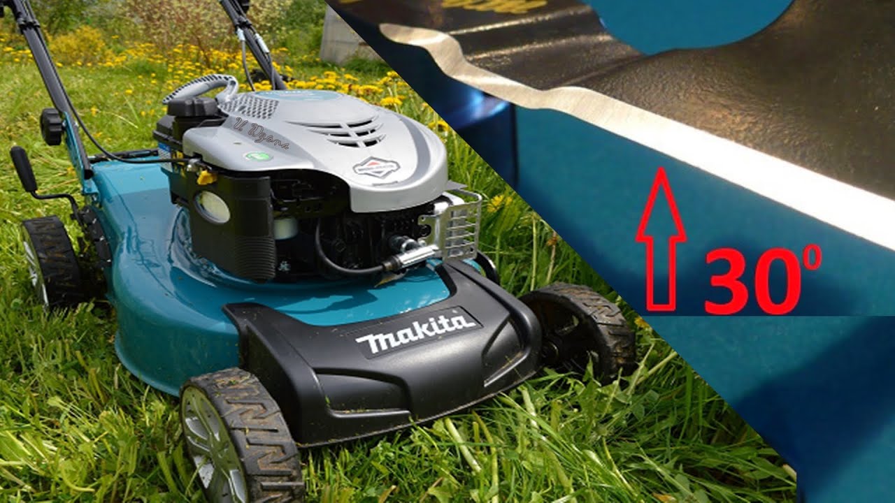 Kак Снять Нож - Заточить На Газонокосилке!