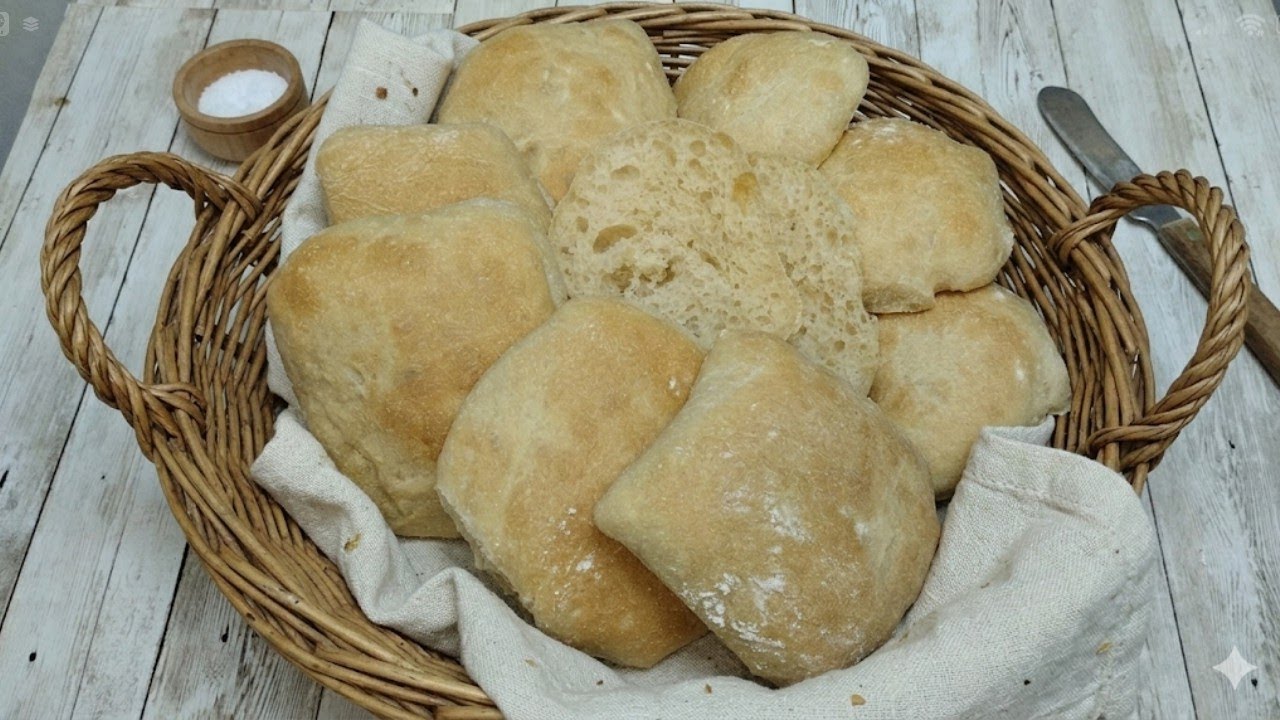 PAN DE CRISTAL Fácil y SIN Amasado 🥖