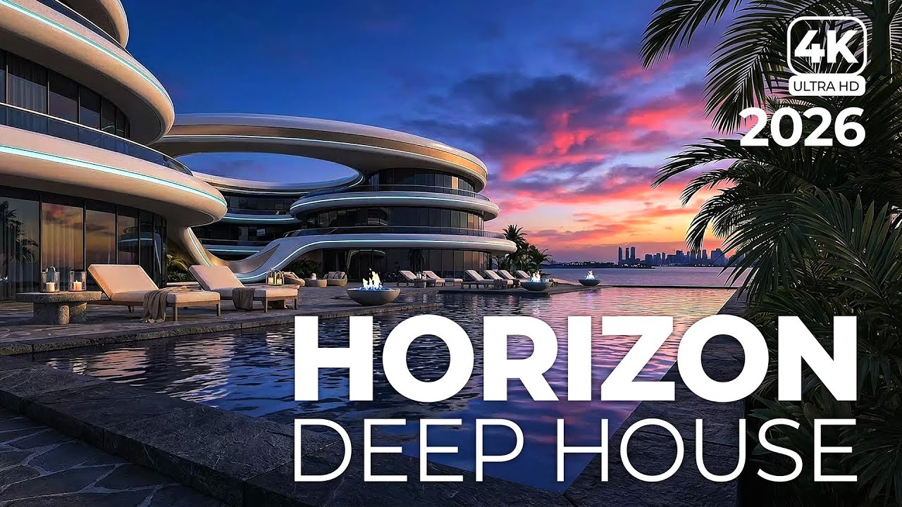 Luxury Poolside Hotel 4K Deep House 2026 Mix