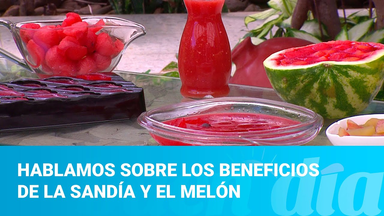Hablamos sobre los beneficios de la sandía y el melón