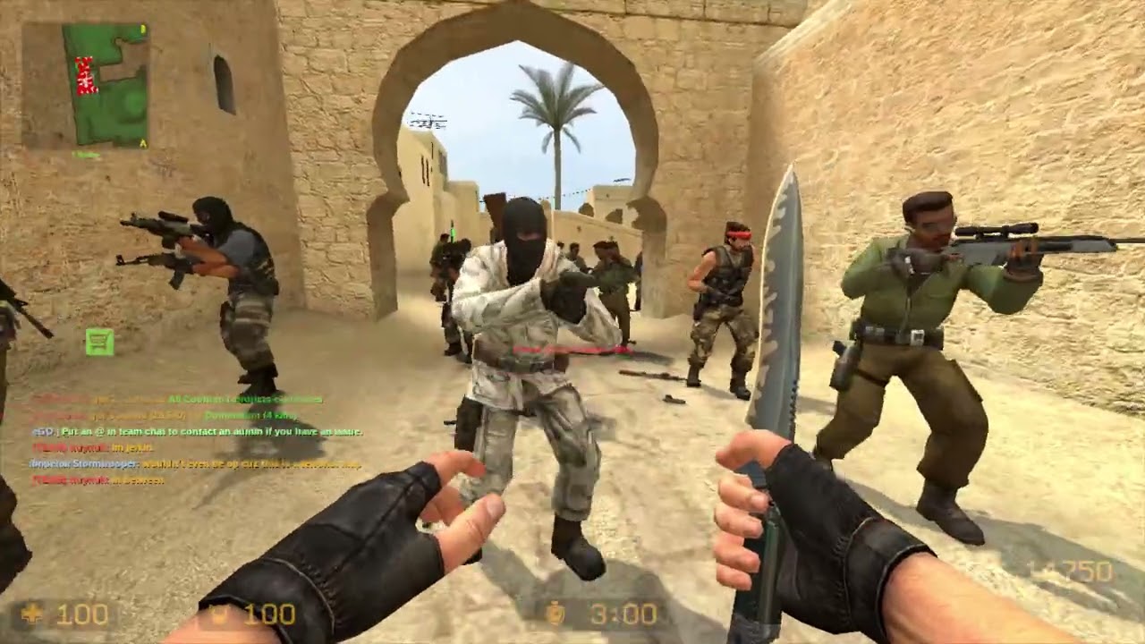 Counter Strike  Source   2026 03 11   Definitely wall hacks on my first kill