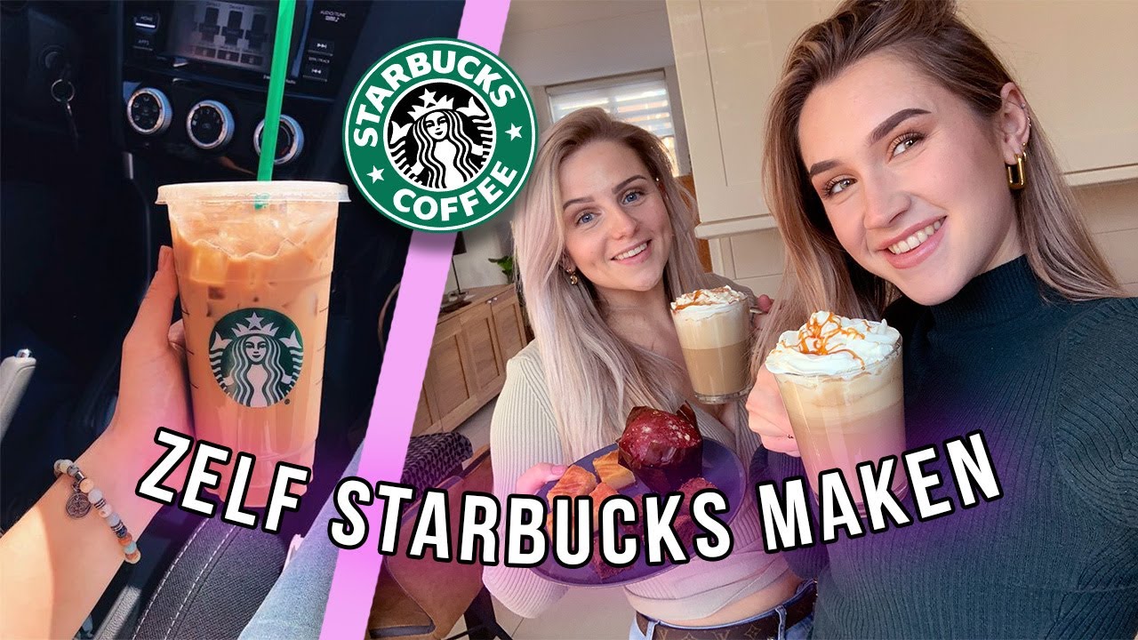 ZELF STARBUCKS MAKEN!!! 😍☕️