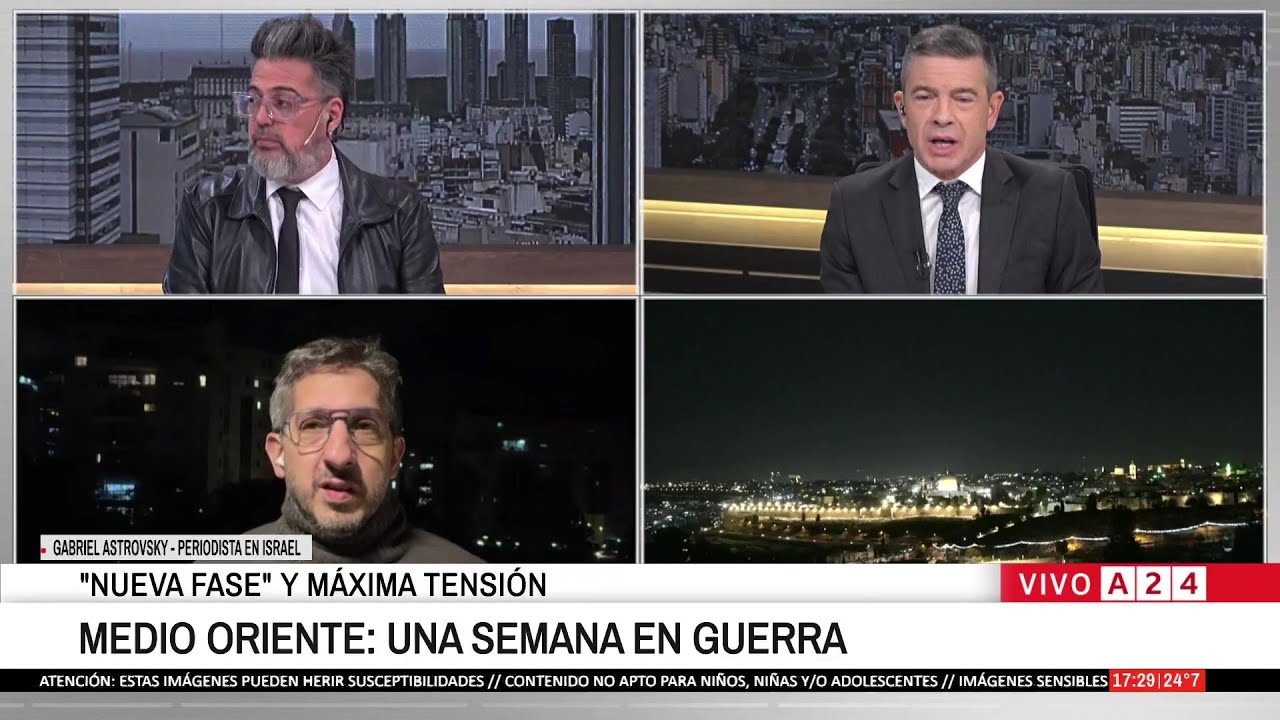 🔴 UNA SEMANA EN GUERRA: SIRENAS EN TEL AVIV