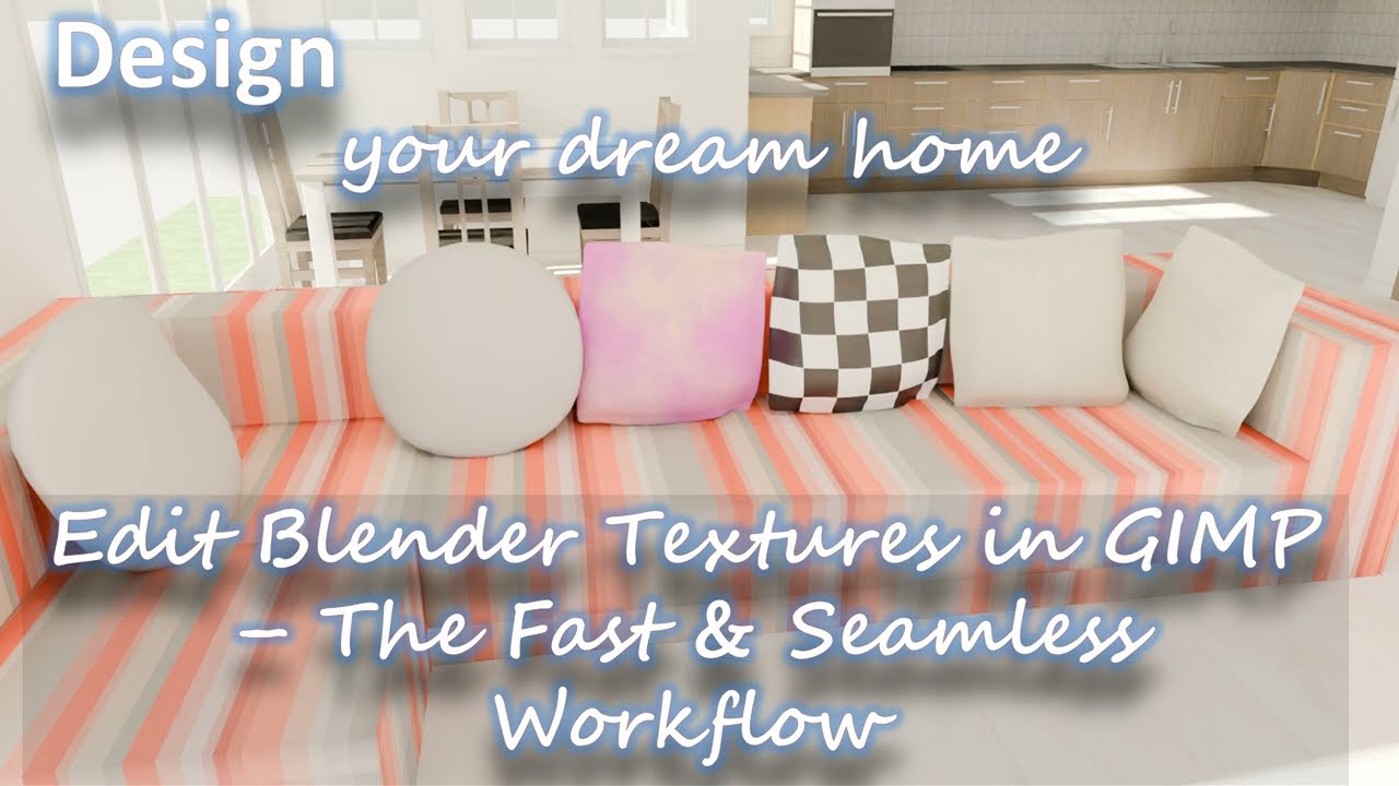 Edit Blender Textures in GIMP &ndash; The Fast & Seamless Workflow