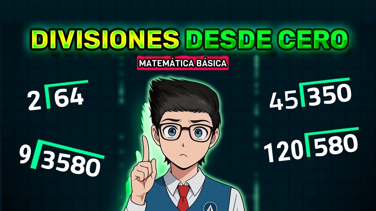 DIVISIONES DESDE CERO | Division de 1, 2, 3 CIFRAS (Y CUALQUIER CIFRA)