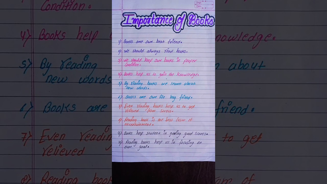 10 lines on importance of books in english l eassy on importance of book l importance of books eassy