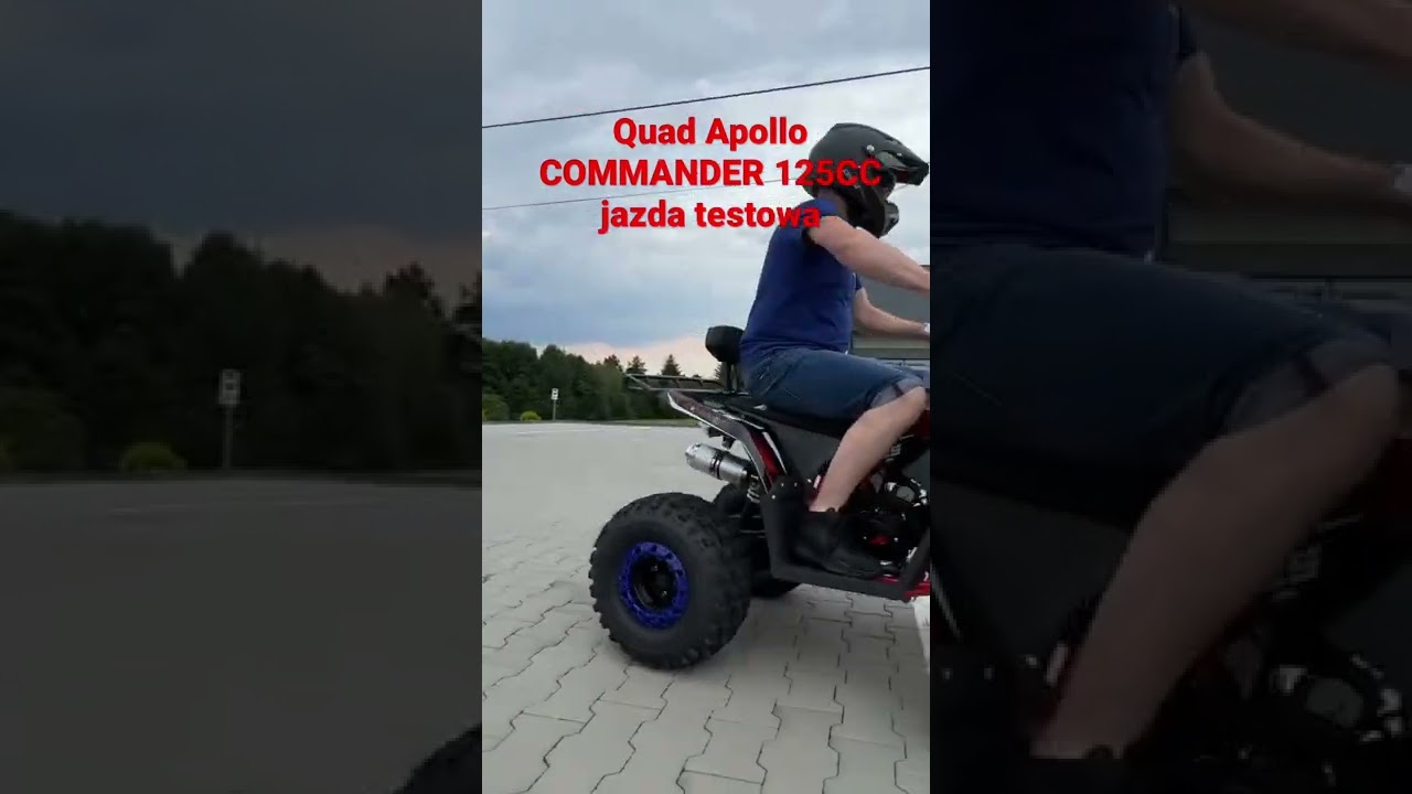 Quad Apollo Commander 125CC jazda testowa