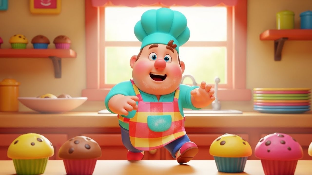 Muffin Emergency! Muffin Man Needs More Muffins 🧁🏃 | Kids Sing-Along