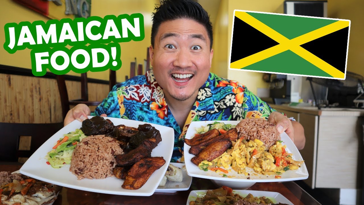Eating at the HIGHEST RATED JAMAICAN RESTAURANT in Los Angeles!