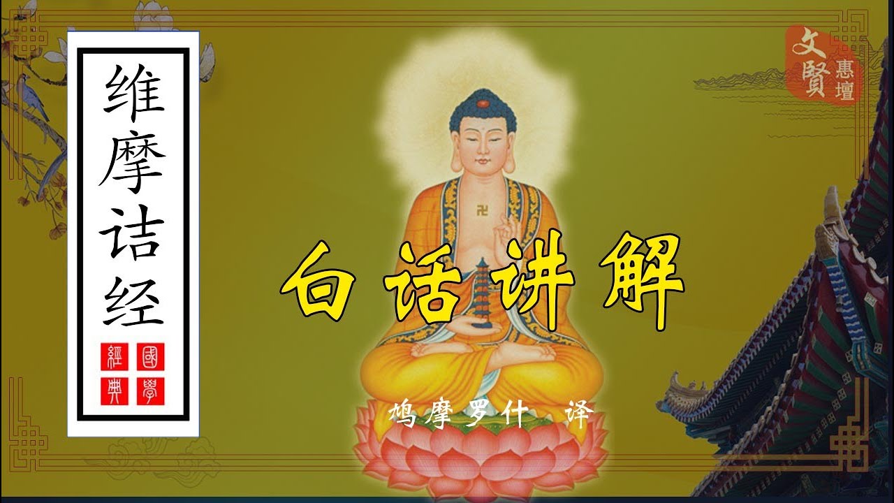 《維摩詰經》白話解讀： 佛國品，全片長17分鐘#佛教 #感悟