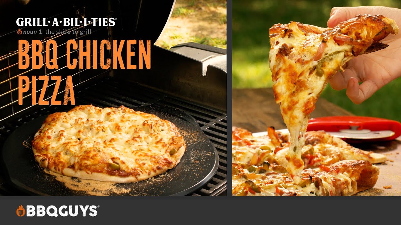 How to Grill BBQ Chicken Pizza on the Weber Genesis II Gas Grill | Master Grillabilities | BBQGuys