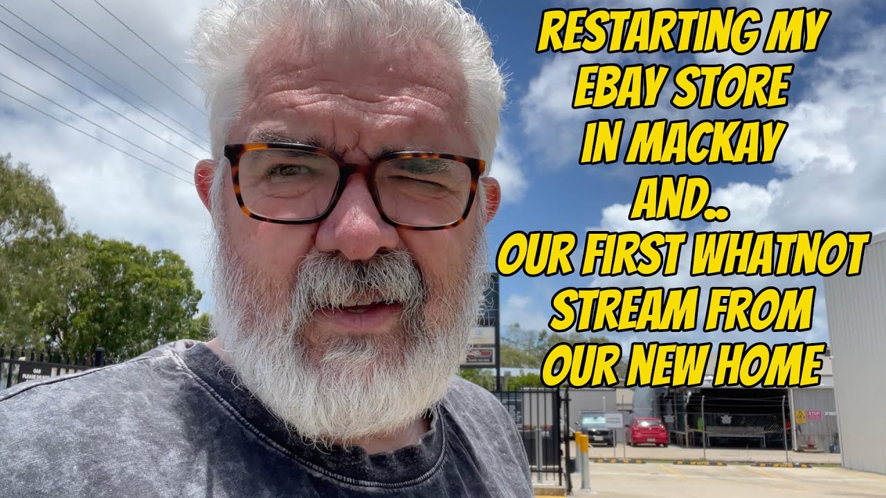 Пополнение запасов в моём магазине на eBay и наш первый магазин Whatnot в Маккее.