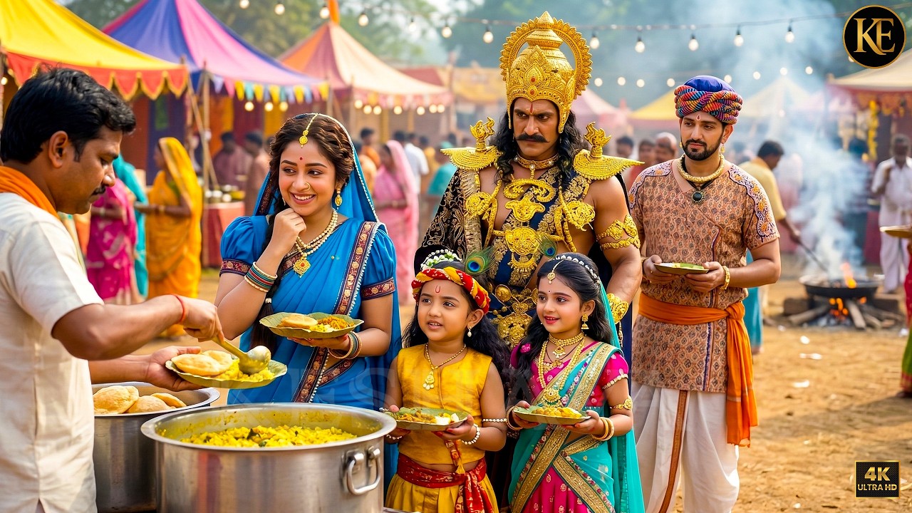 क्या हुआ जब भंडारे में एक साथ पहुंचे कान्हा, कंस और मैया-बाबा || YMKN || Shree Krishan leela