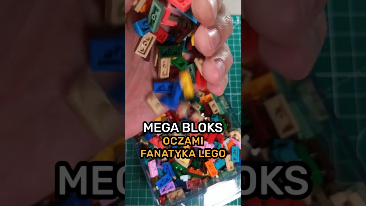 Klocki MEGA i Hot Wheels vs LEGO - por&oacute;wnanie. #lego #megabloks #hotwheels #shorts