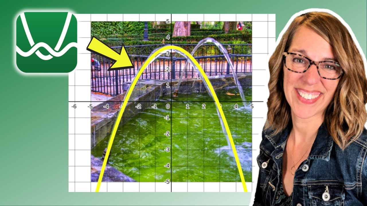 Find ANY Parabola Equation from an Image with Desmos!