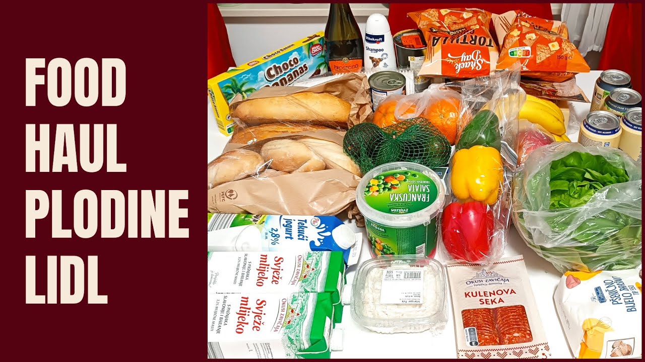 Food haul - Plodine i Lidl