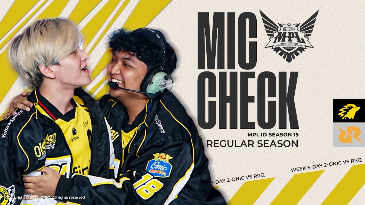 OH TERNYATA KAIRI TERIAK INI - MIC CHECK ONIC VS RRQ S15 WEEK 6