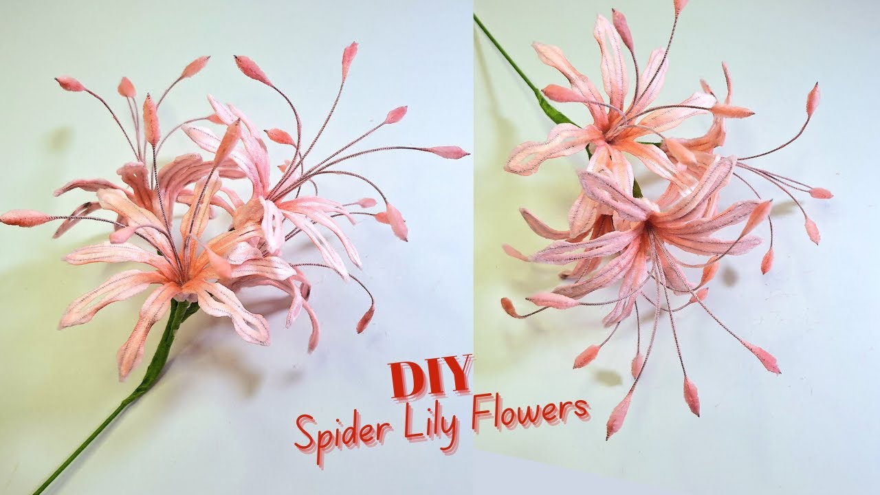 Create a Spider Lily with FUZZY Wires in Minutes