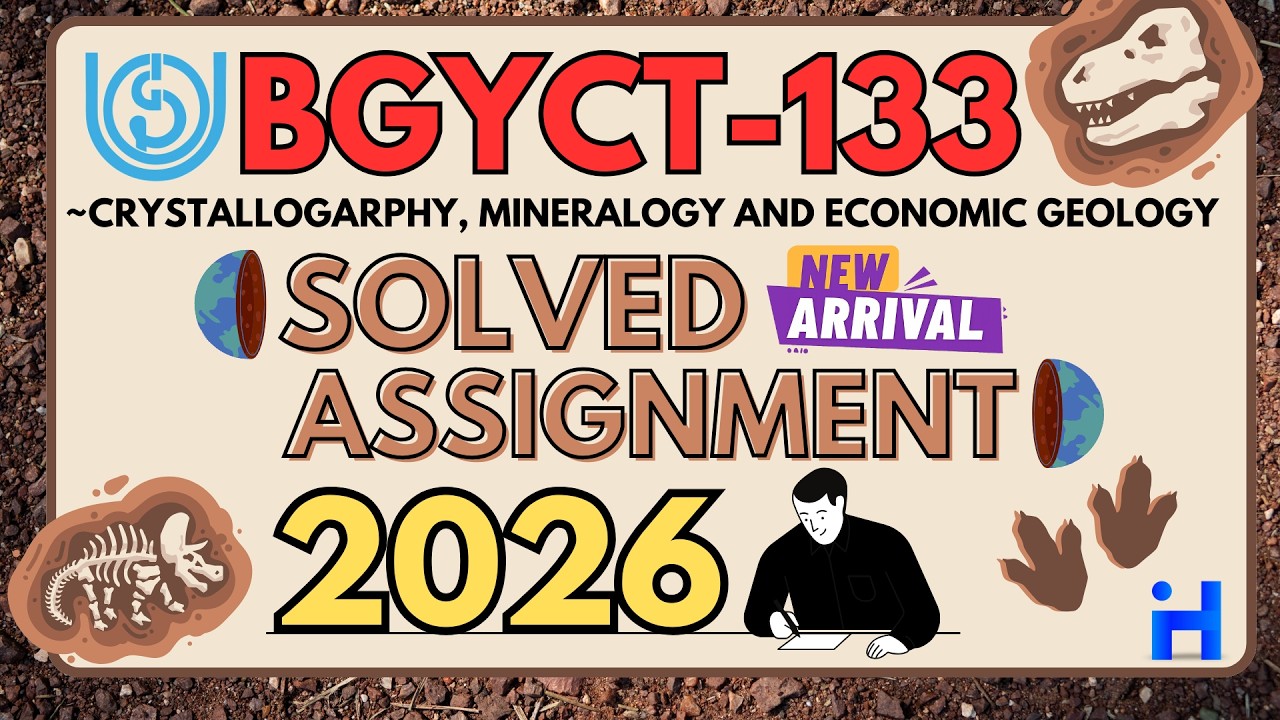 BGYCT-133 Solved Assignment 2026 | IGNOU B.Sc(G) Zoology Assignment 2026 | BGYCT-133 LATEST ASSIGN.