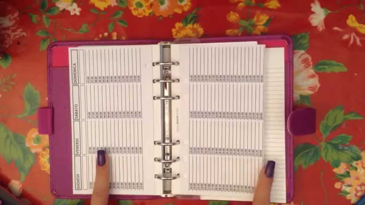 Filofax Saffiano Personal - Review e idee setup