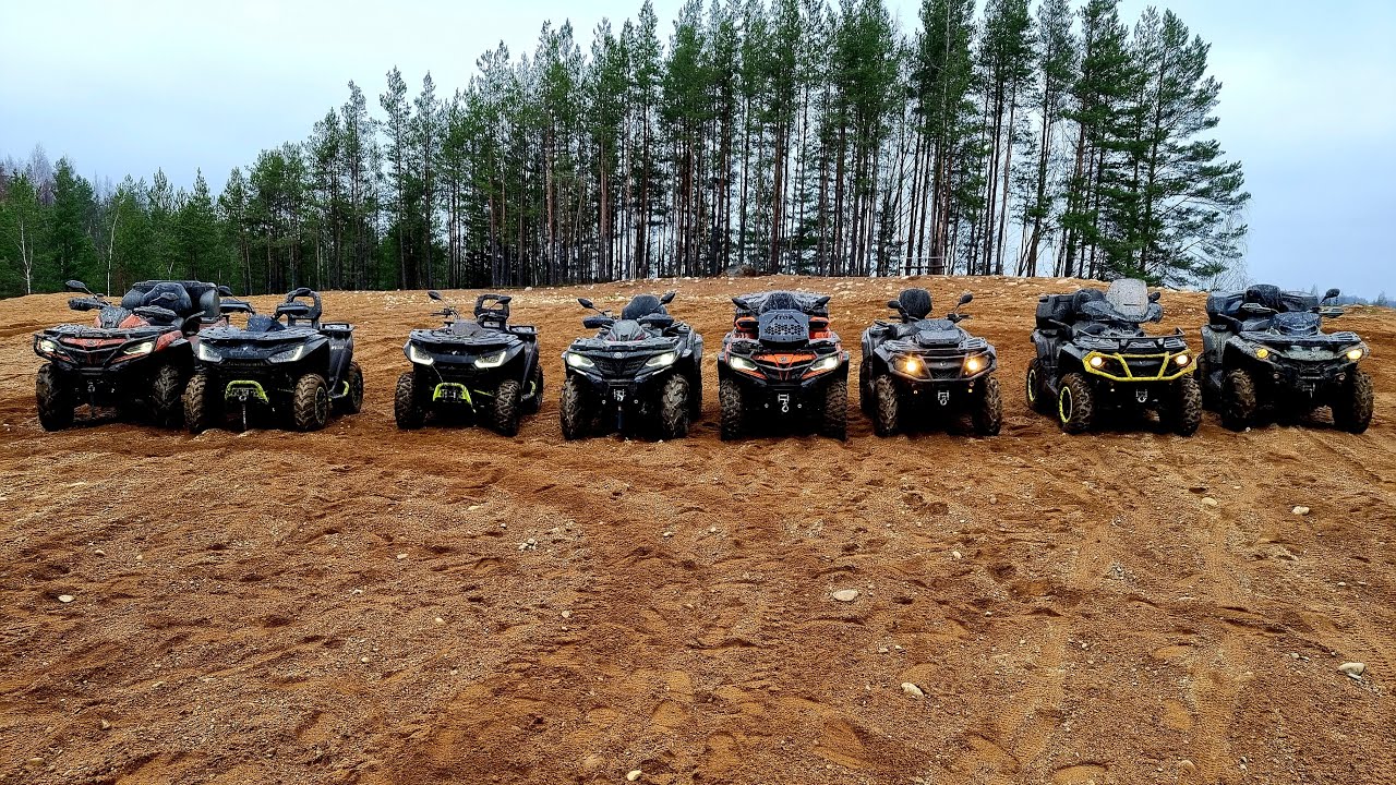 RUS_ATV Finland Segway Snarler600 CFmoto X10 X8 BRPOUTLANDER1000 BRPOUTLANDER570 - большая покатушка