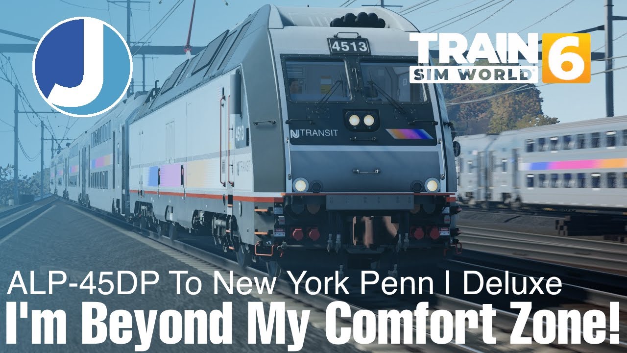 На поезде ALP-45DP в Большое Яблоко | Линия Морристауна | Train Sim World 6
