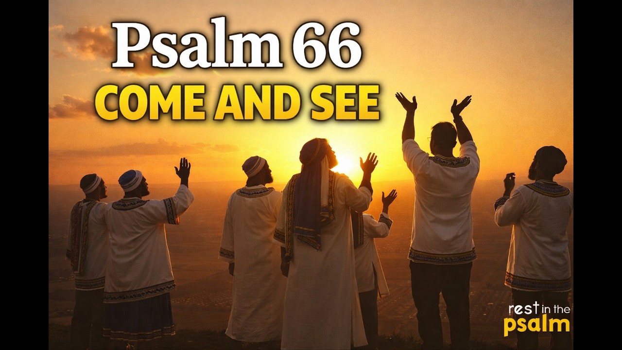 Rest in the Psalms | 🔥 PSALM 66 — Come and See What Elohim Has Done #faith #music #worship #gospel
