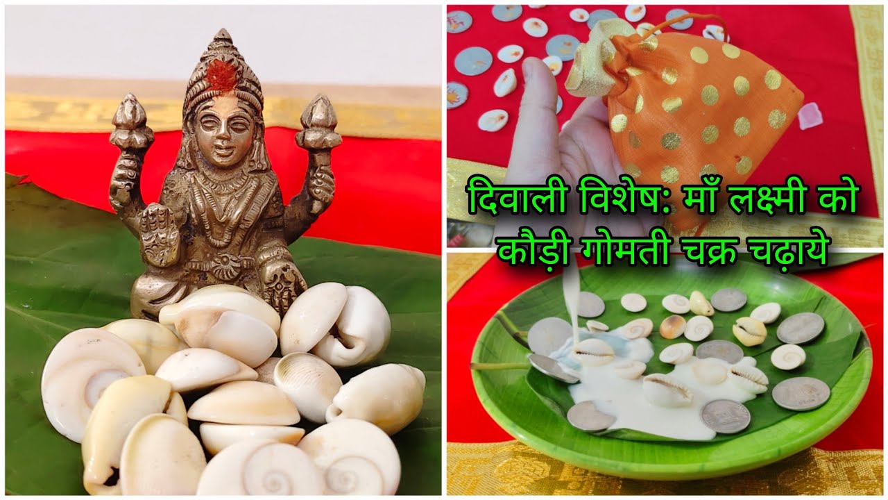 दिवाली विशेष: मां लक्ष्मी को कौड़ी, गोमती चक्र सिक्के कैसे चढ़ाएं Diwali Lakshmi Special Puja 