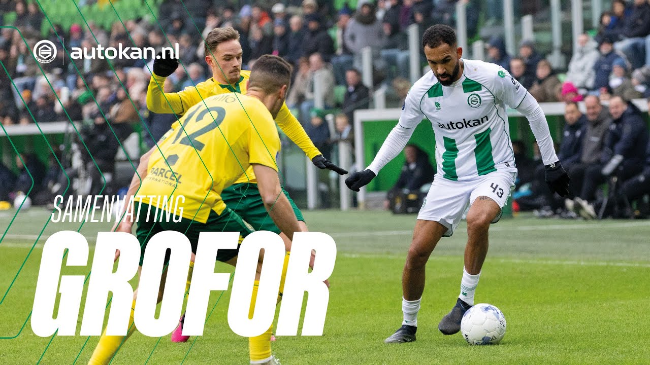 FC Groningen - Fortuna Sittard | samenvatting