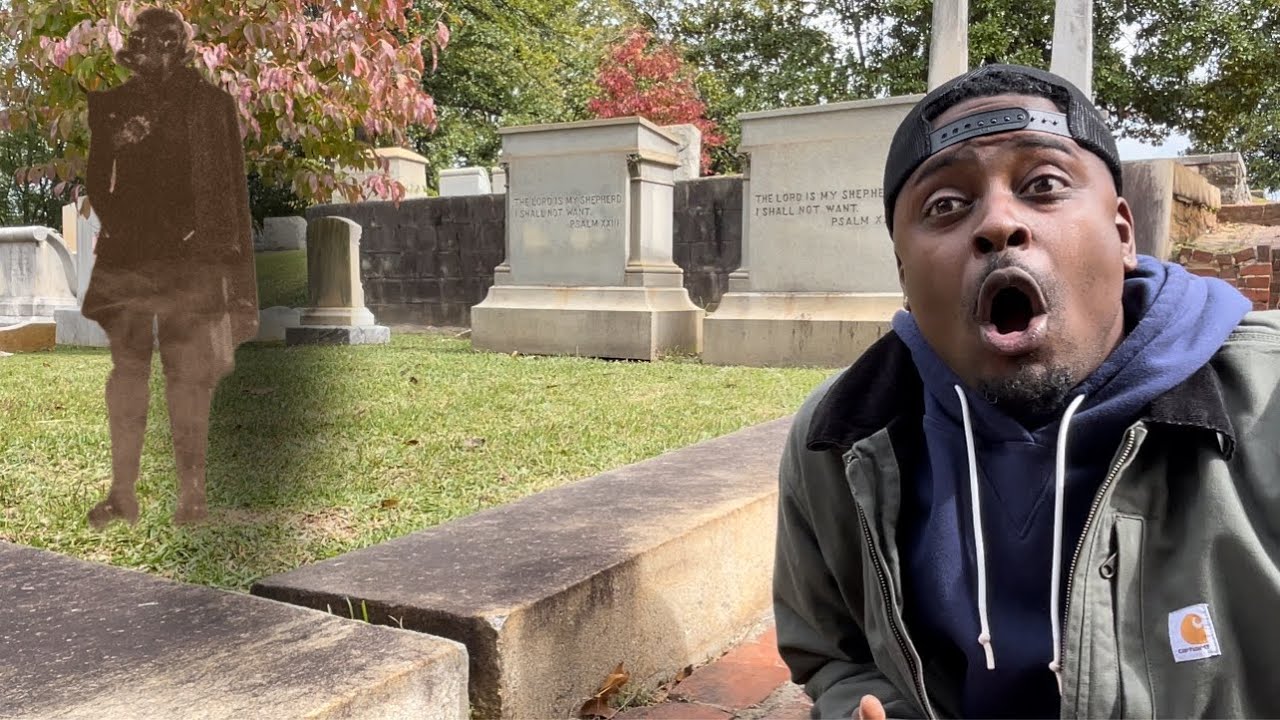A Ghost In This Haunted Cemetery Told Me To Leave | REAL Video Evidence