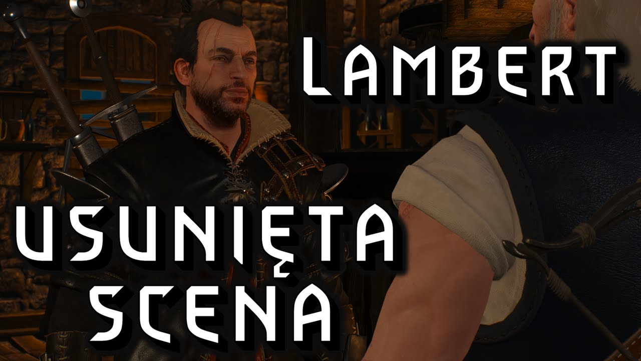 Lambert w Novigradzie - Usunięta scena z Wiedźmina 3 [Wszystkie warianty]