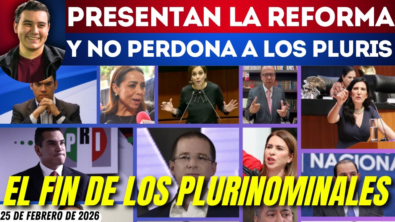 #SinMáscaras | ADIÓS A LOS PLURIS: LA REFORMA PRESENTADA POR LA PRESIDENTA CAMBIA REGLAS DEL JUEGO