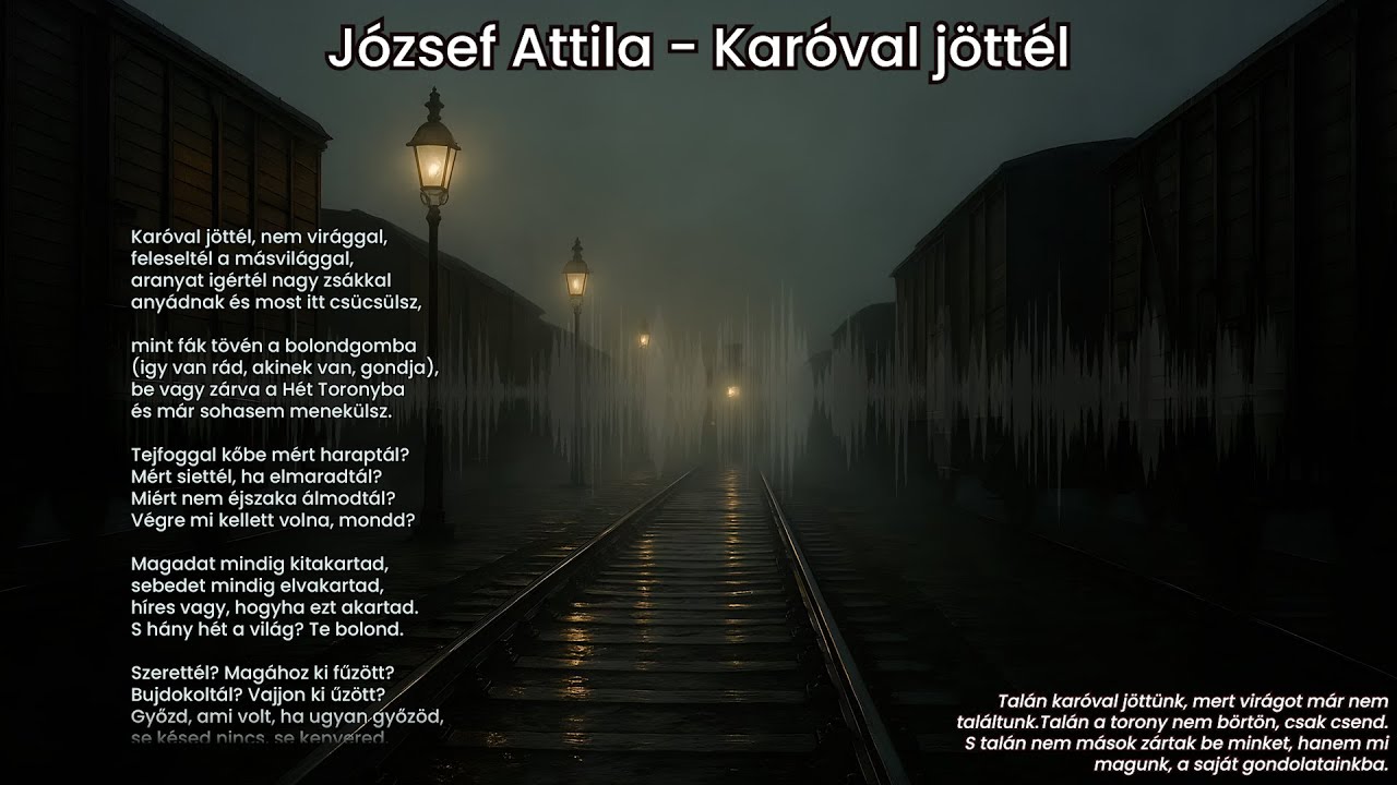 J&oacute;zsef Attila - Kar&oacute;val j&ouml;tt&eacute;l | Zen&eacute;s vers