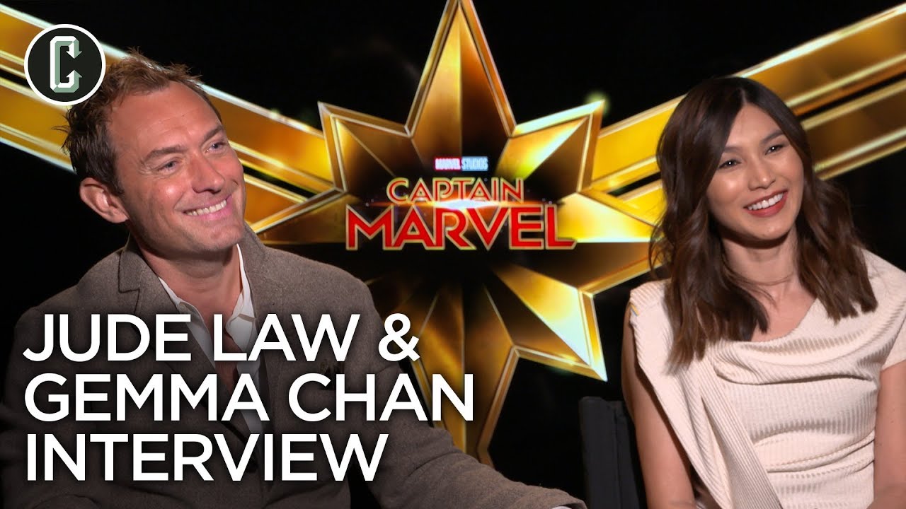 Captain Marvel: Jude Law & Gemma Chan Interview