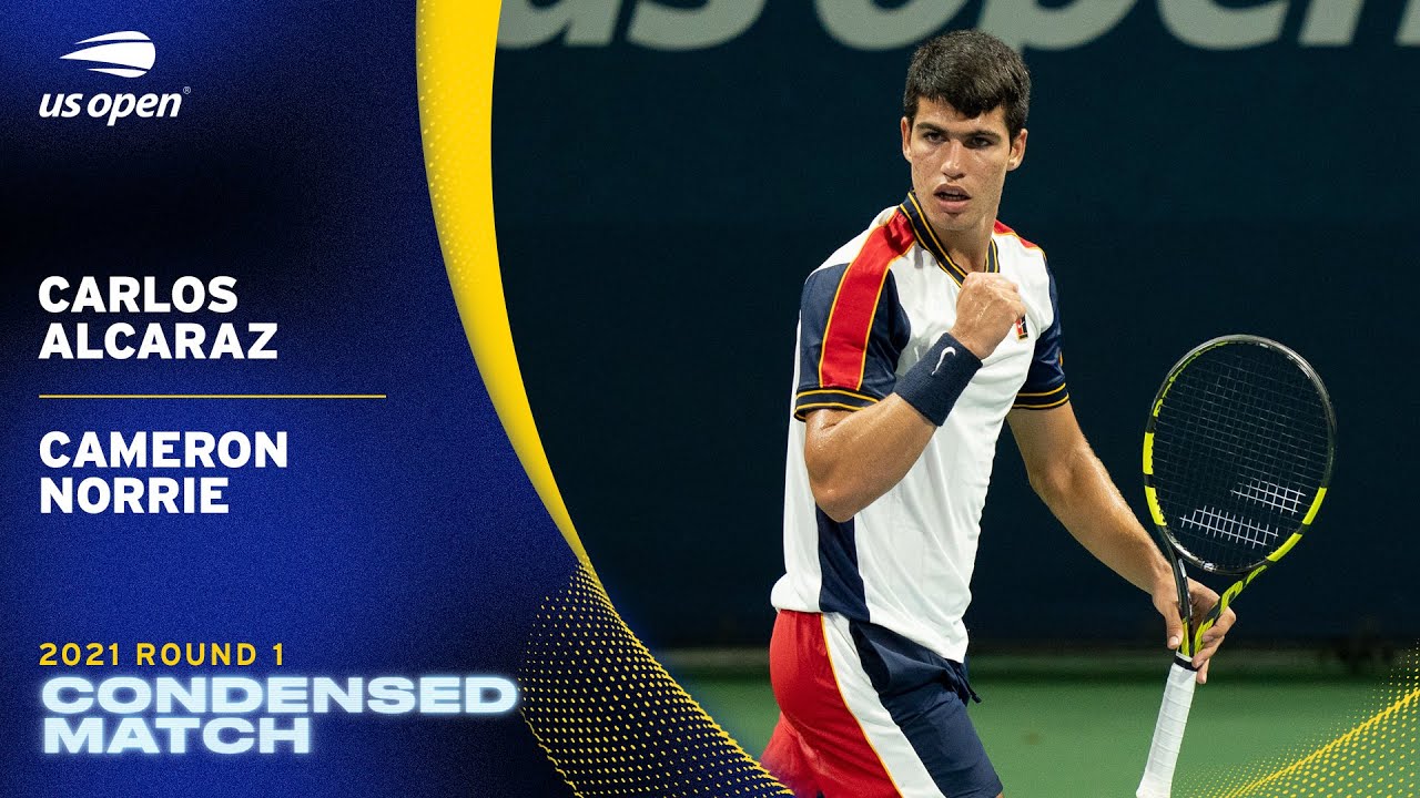 Carlos Alcaraz vs. Cameron Norrie Condensed Match | 2021 US Open Round 1