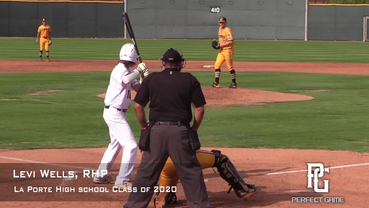 Levi Wells Prospect Video, RHP, La Porte High School Class of 2020