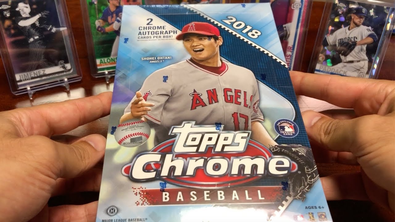 2018 Topps Chrome Hobby Box - Gold Wave Auto!