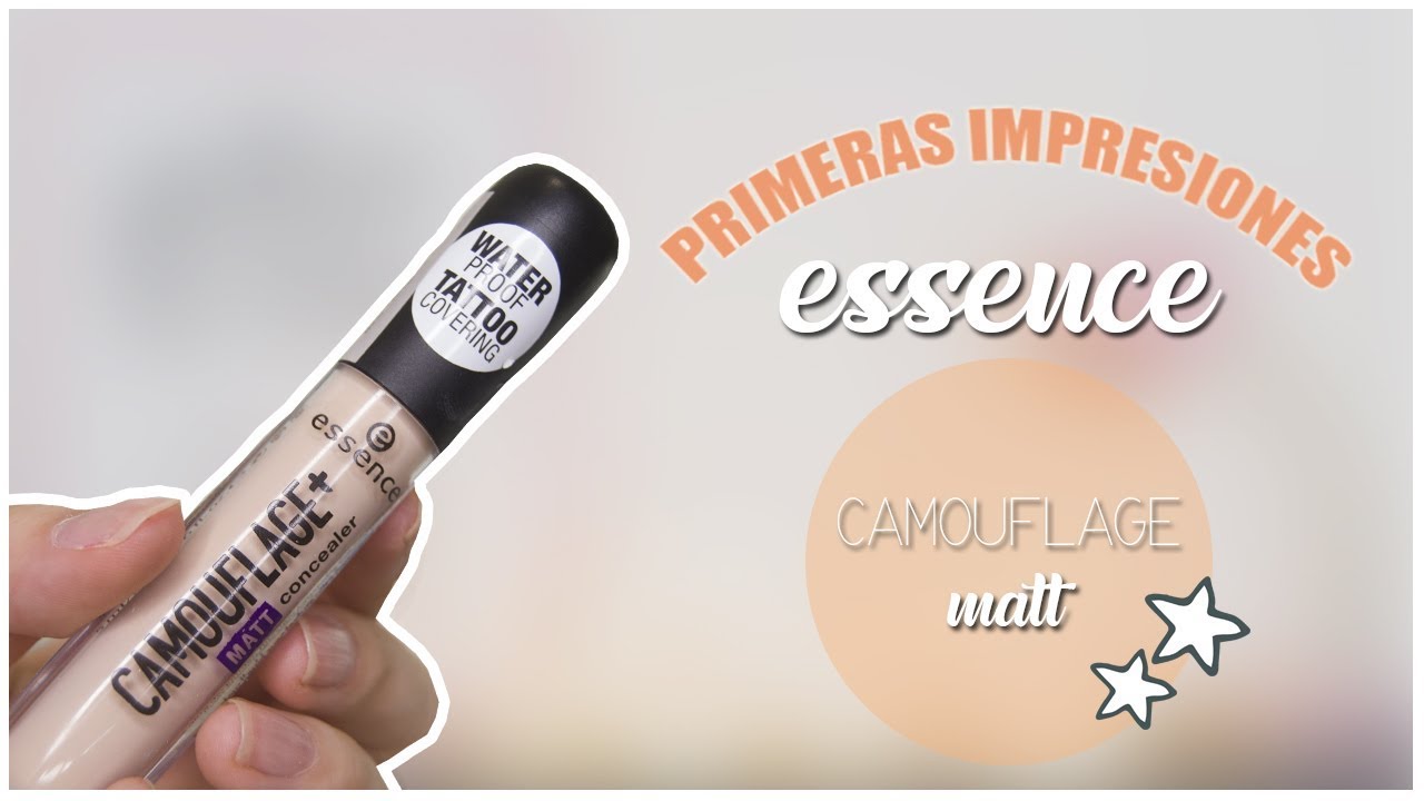 corrector ESSENCE camouflage | PRIMERAS IMPRESIONES |