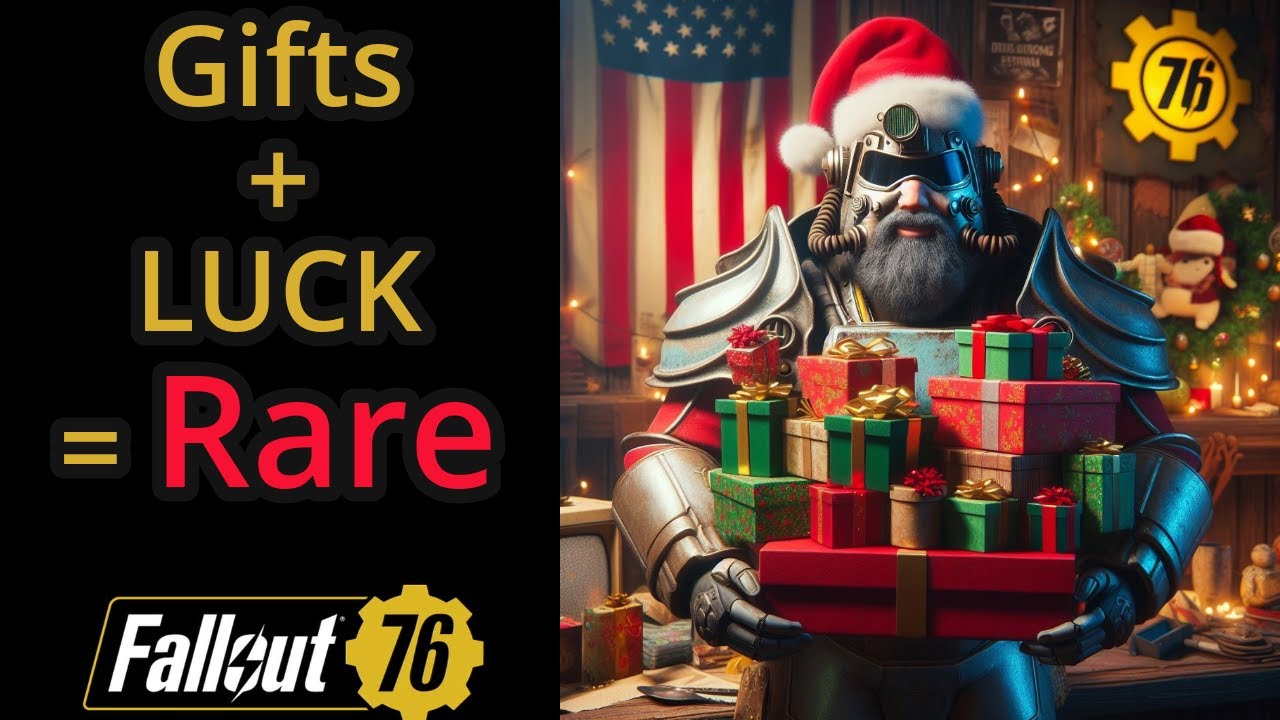 Gifts + Luck = Rare plans - Don`t open Holiday Gifts until you watch all this Guide - Fallout 76