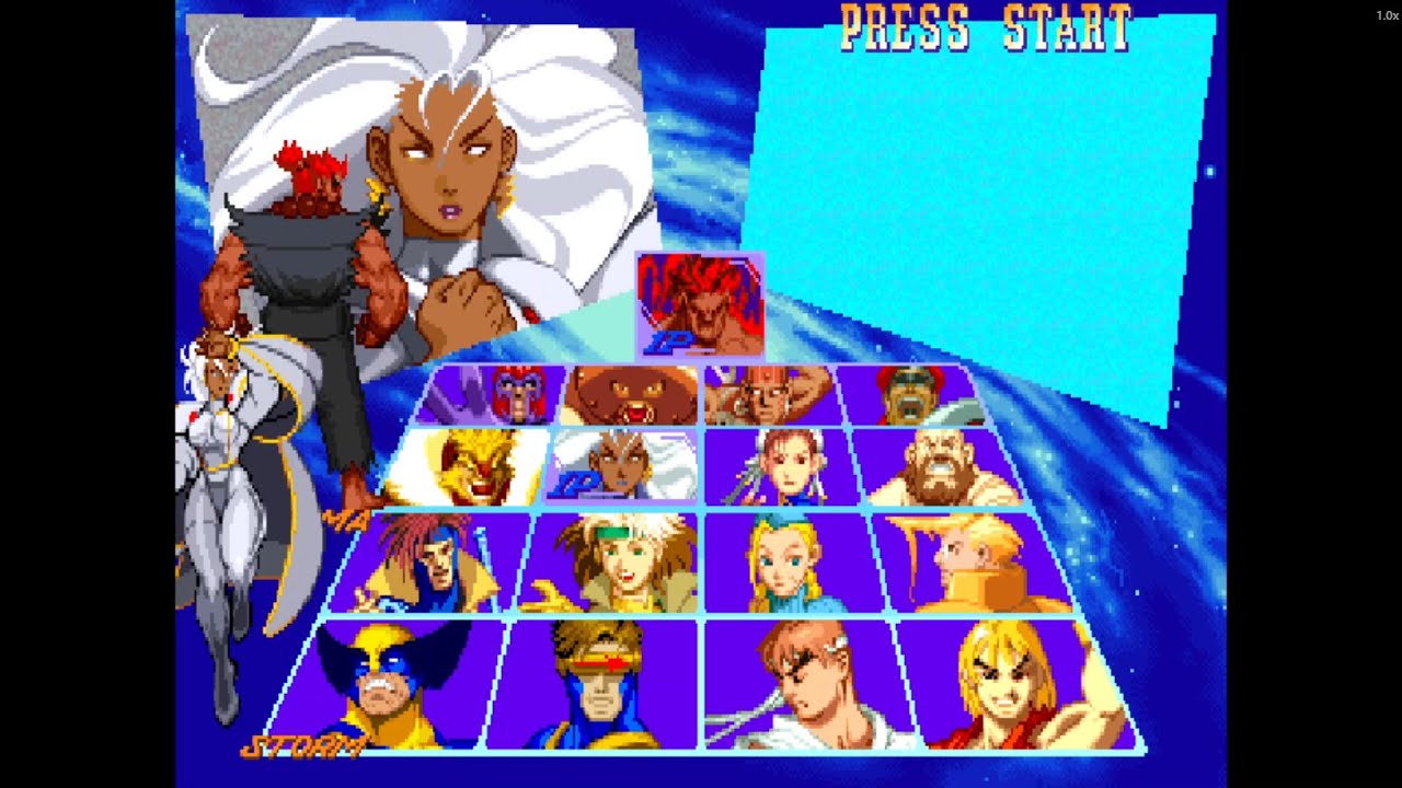 X-Men vs. Street Fighter – Akuma & Storm Unleash Chaos! ⚡🔥