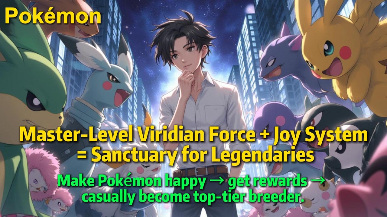 Master-Level Viridian Force + Joy System = Sanctuary for Legendaries#pokemon  #ashketchum