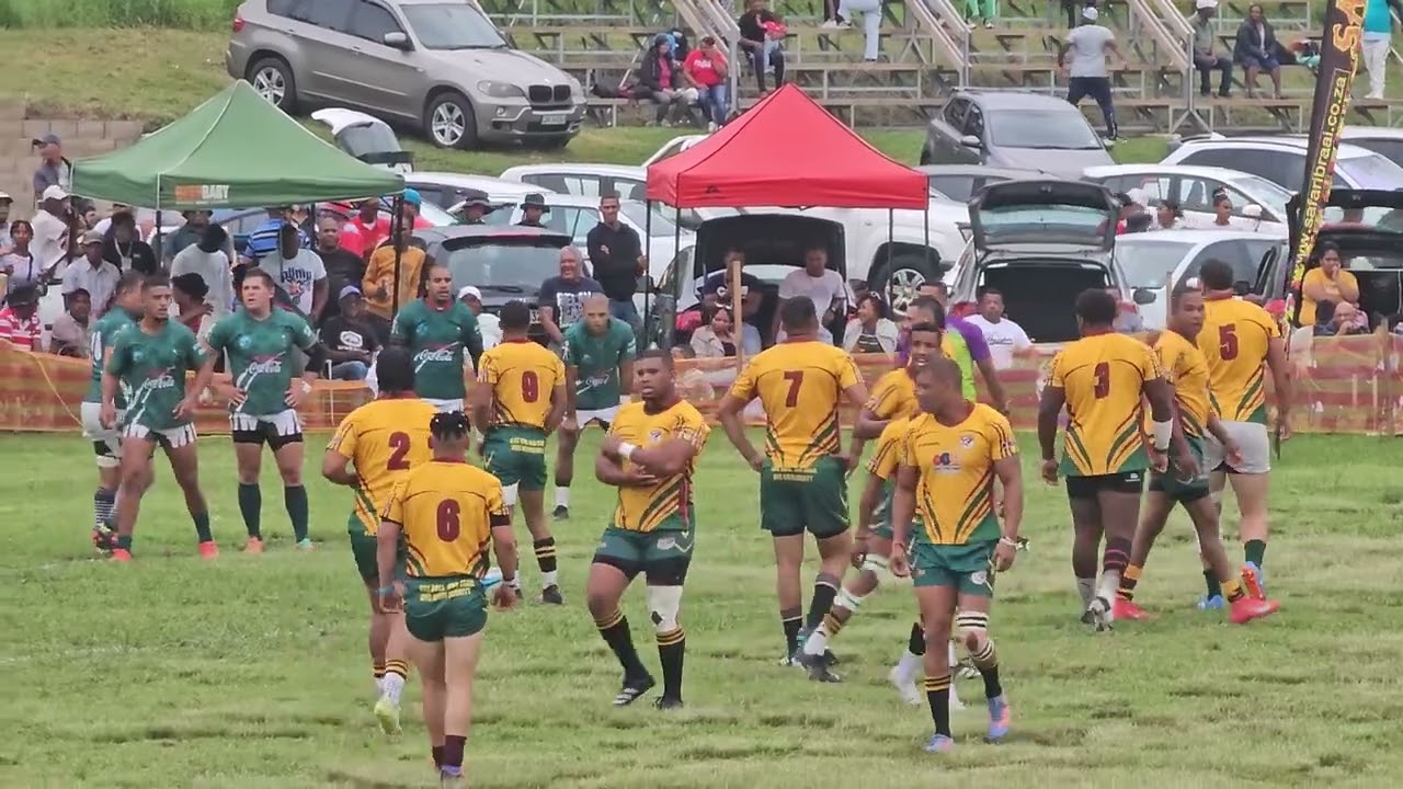 SWD Rugby Friendly Blanco A vs Evergreens A in Blanco George on 29 March 2025. Full time 14 all..