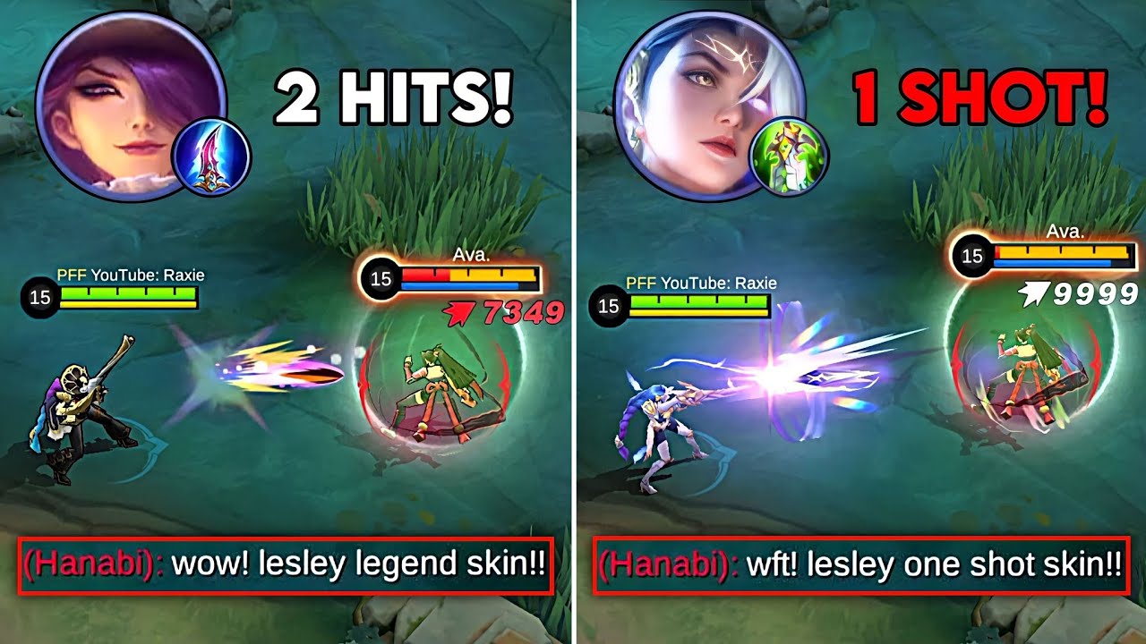 ONE SHOT!! LESLEY LEGEND SKIN 