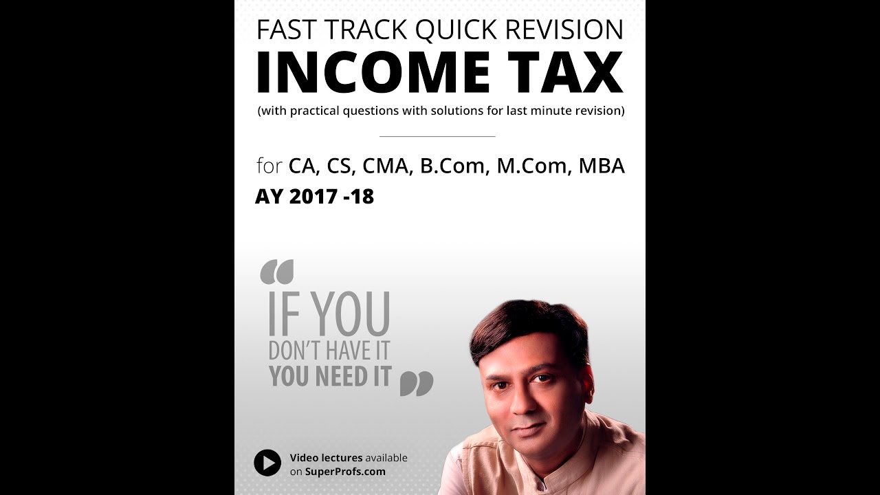 Revise entire income tax in less than 8 minutes