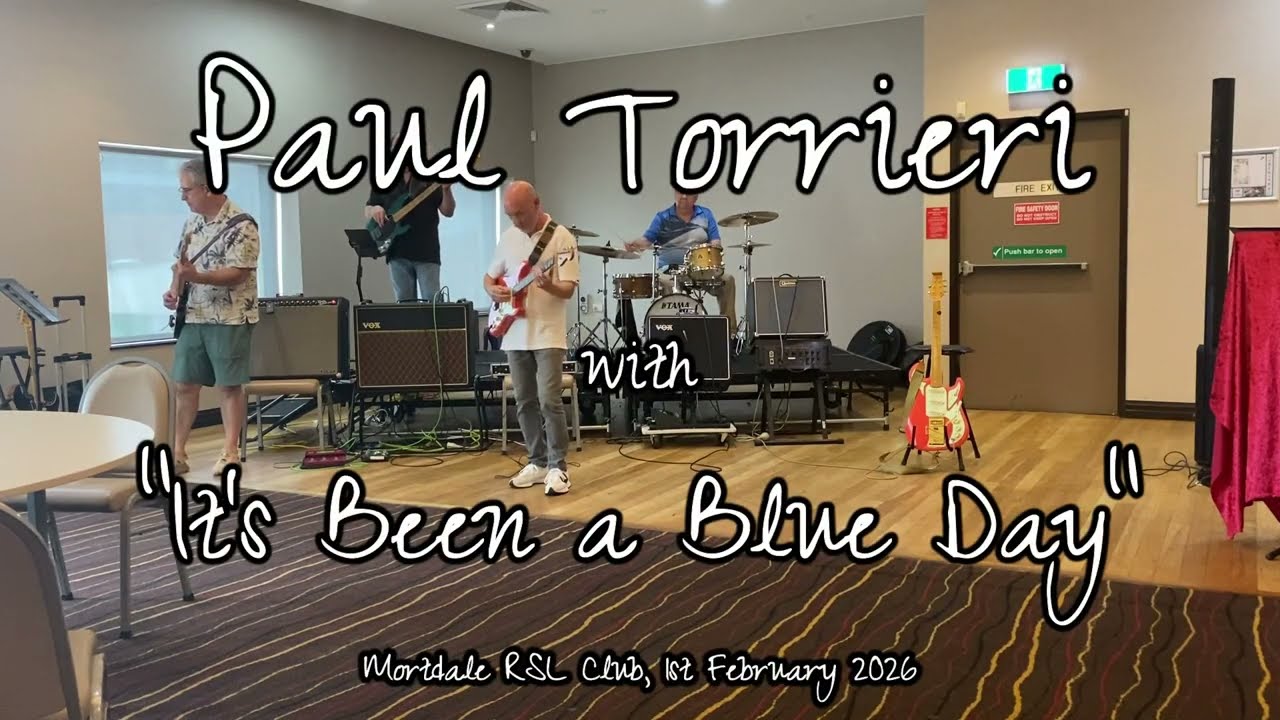 IT'S BEEN A BLUE DAY | Paul Torrieri | Sydney Shadows Club | February 1 2026