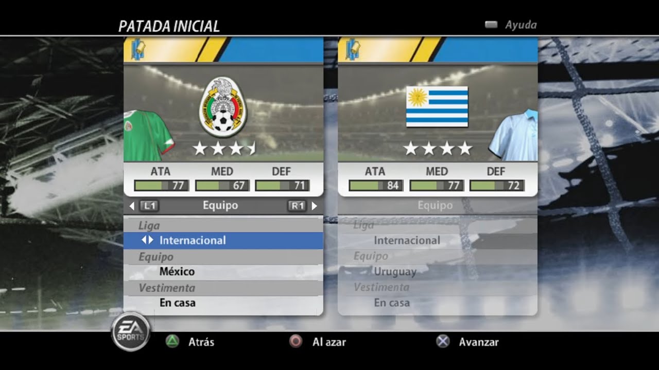 FIFA 06 (PS2) Gameplay | Mexico vs Uruguay