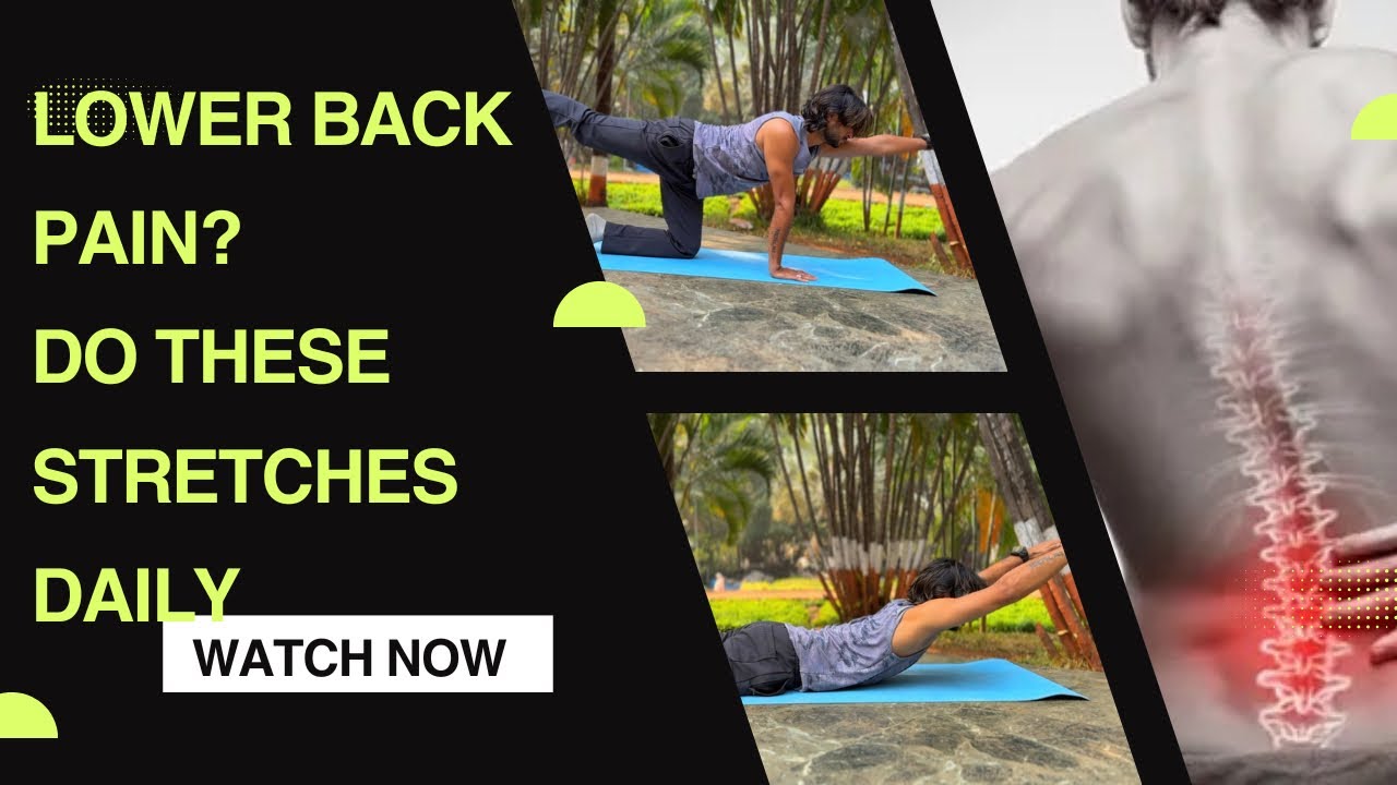 Lower Back Pain? Do These Stretches Daily
