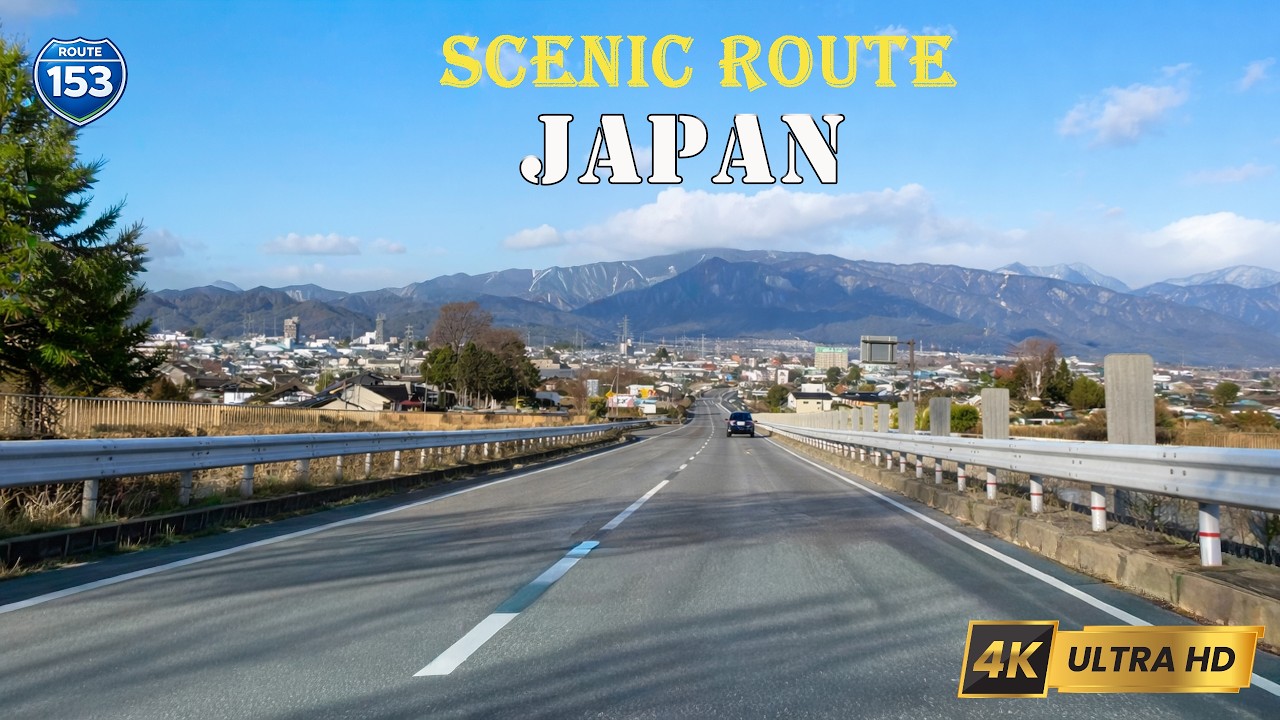 Japan Countryside Drive 4K | Route 153 | Shiojiri &rarr; Ina 🚙🛣️